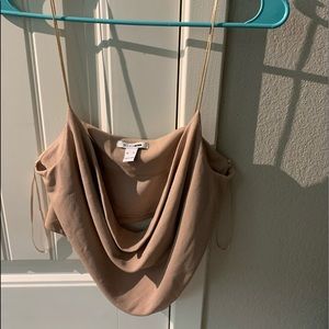 Fashion Nova crop top, drape front!